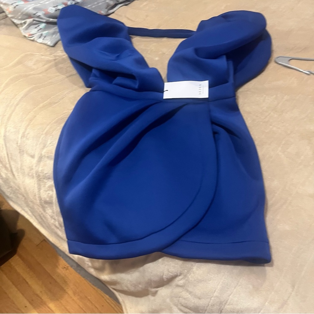 Elegant Blue Women's Dress